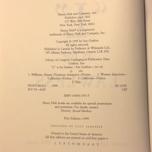 2 Sue Grafton books, K and L - Picture 4 of 4